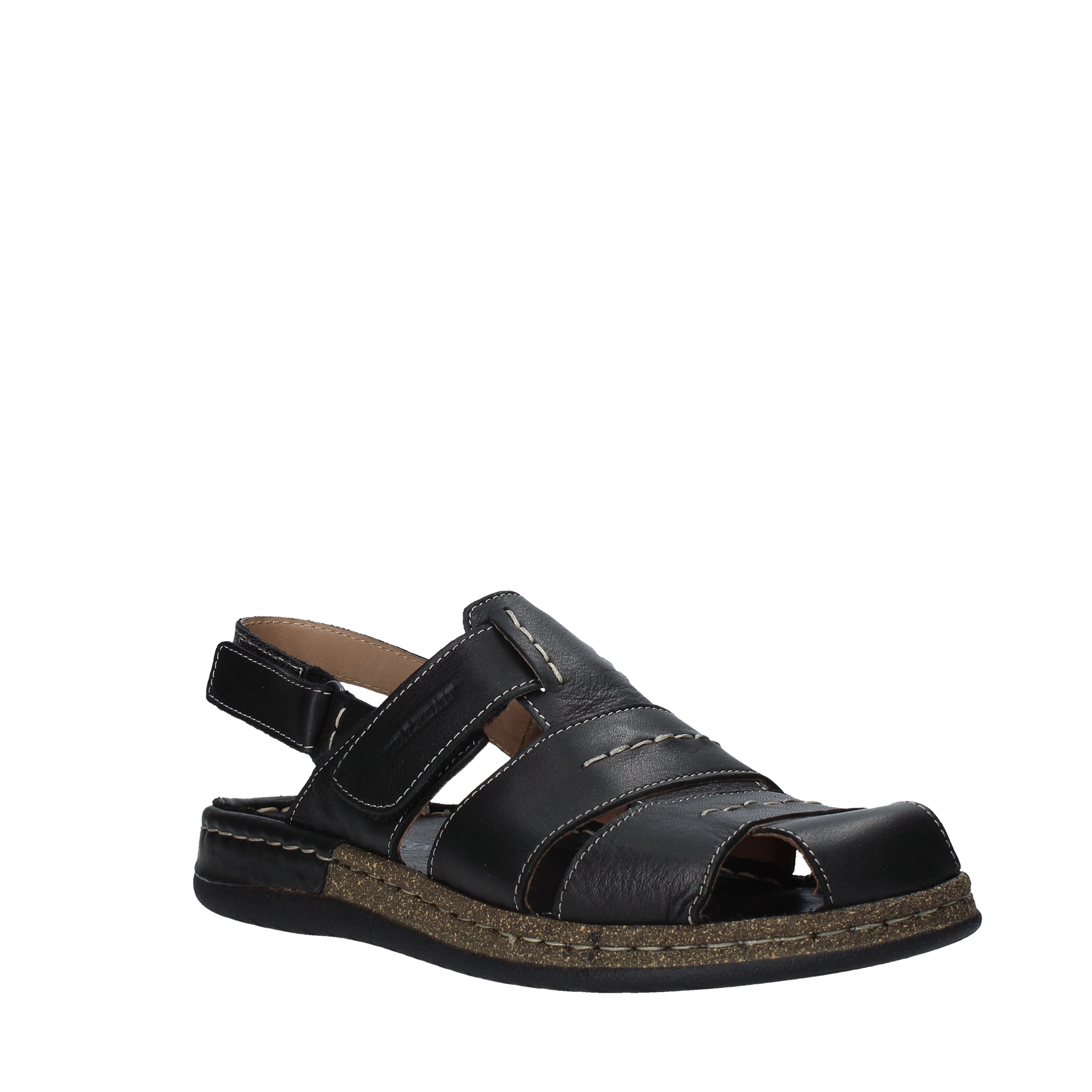 Sandali con strappi Nero Susimoda