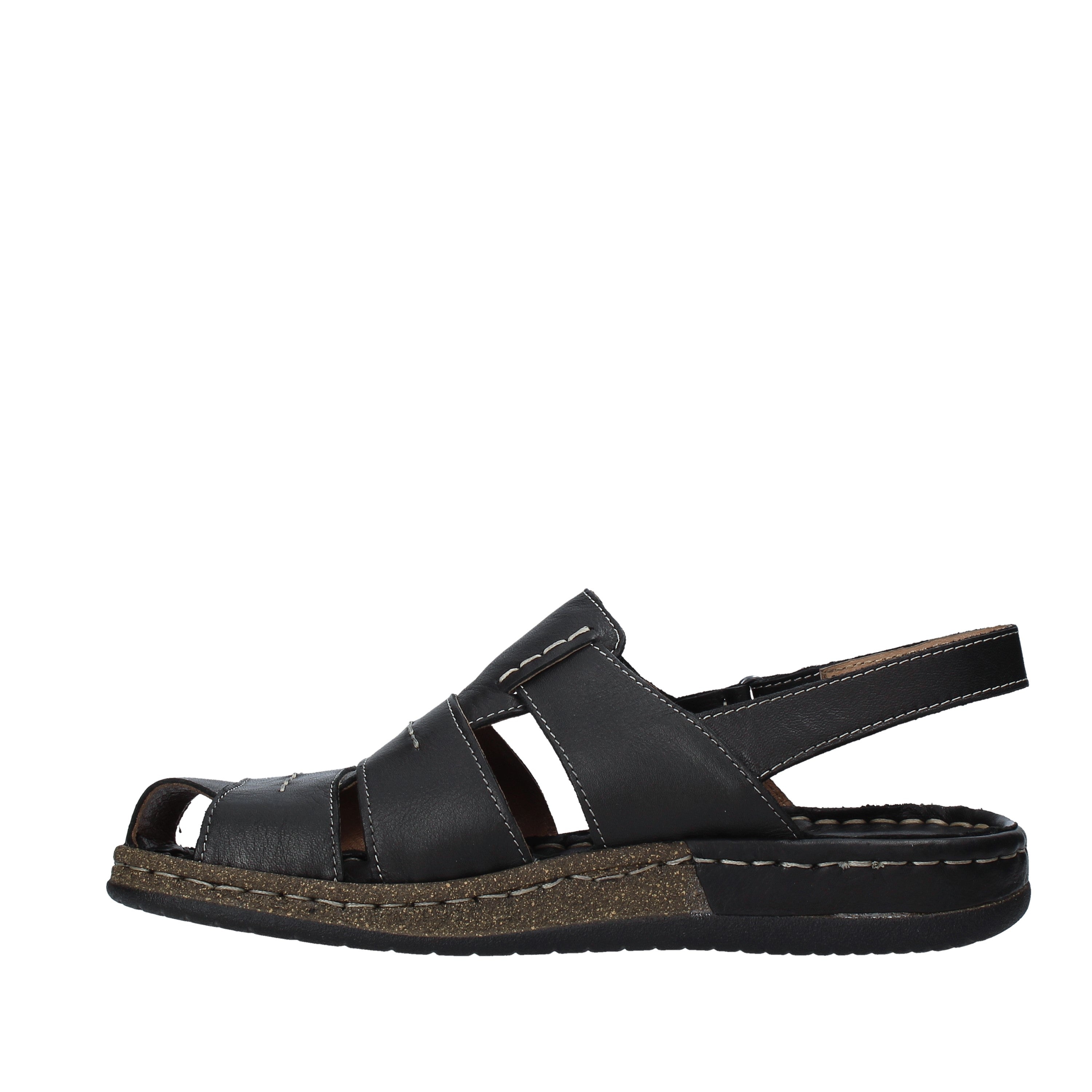 Sandali con strappi Nero Susimoda