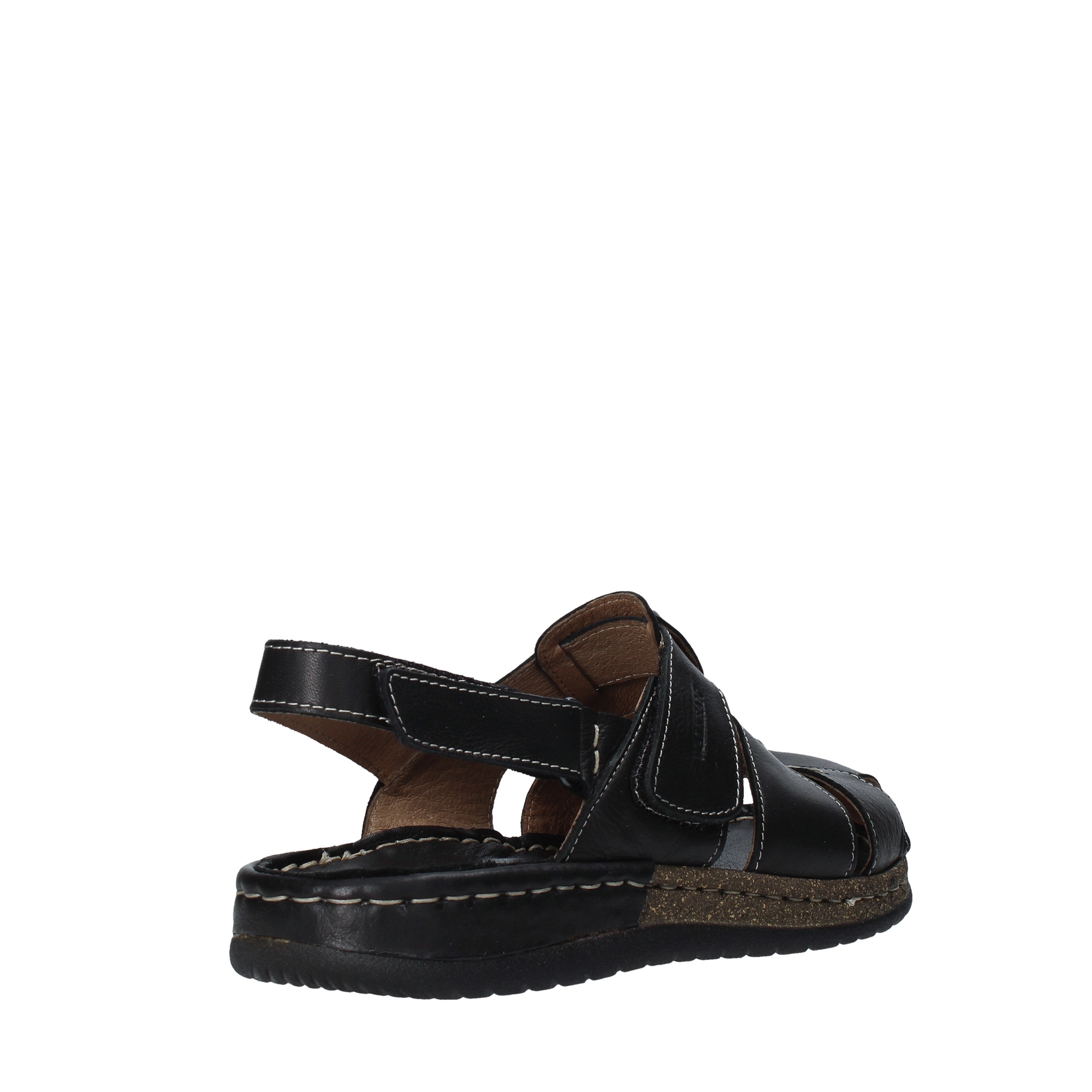 Sandali con strappi Nero Susimoda