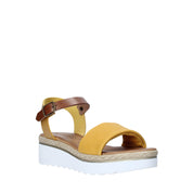 Sandali zeppa Giallo Jeiday