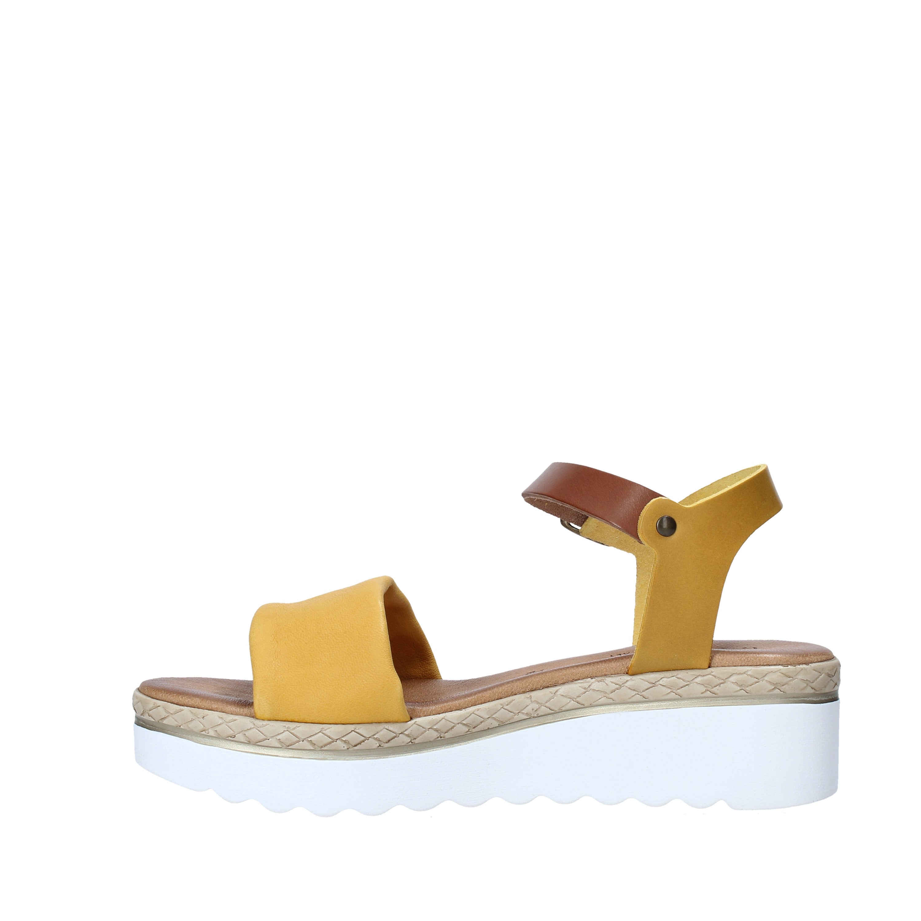 Sandali zeppa Giallo Jeiday