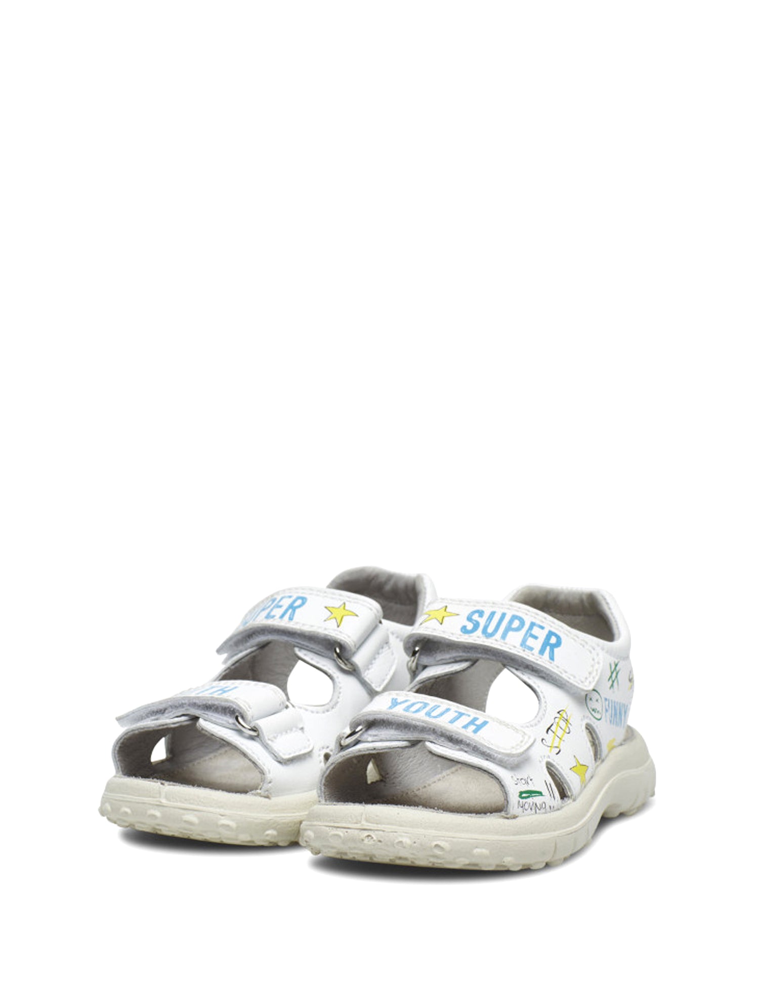 Sandali con strappi Bianco Naturino