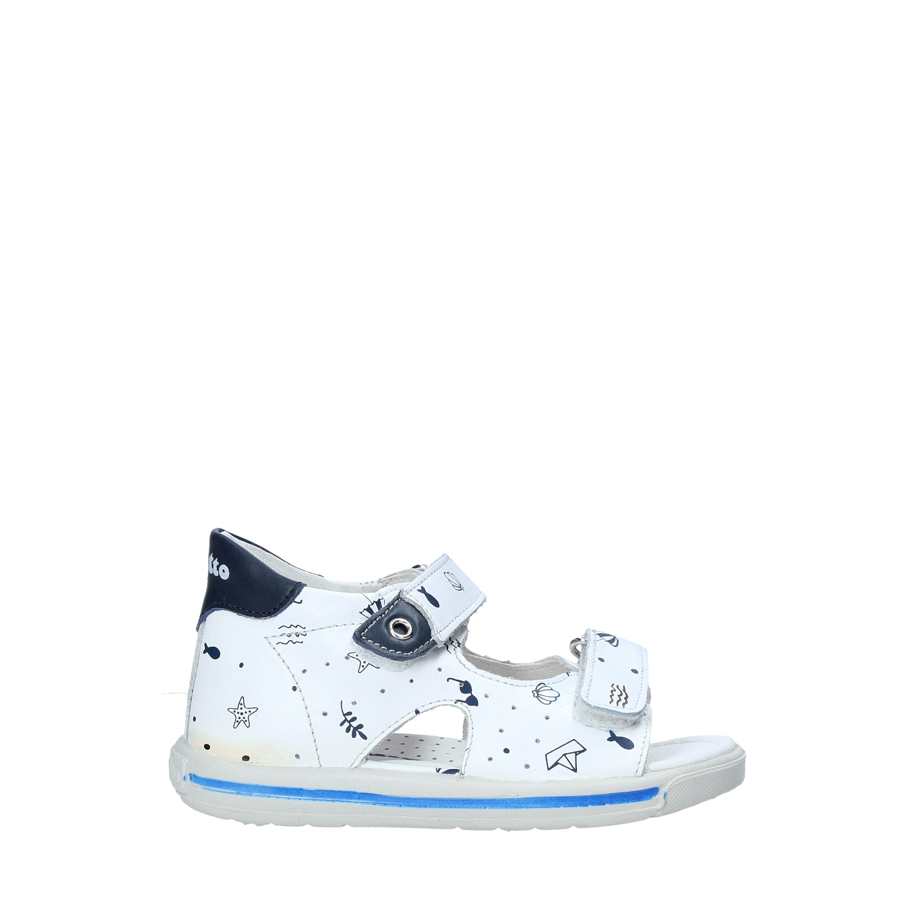 Sandali con strappi Bianco Falcotto