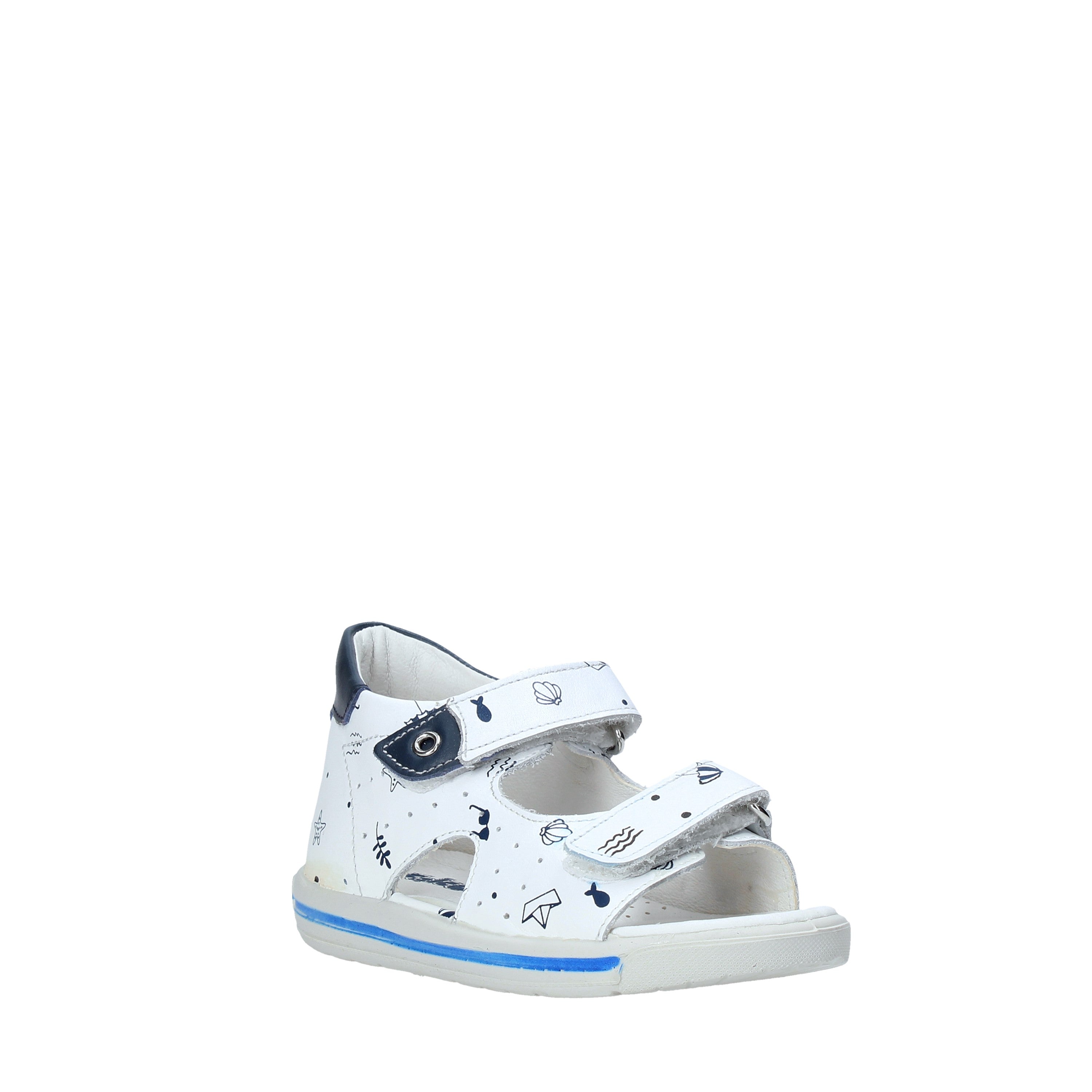 Sandali con strappi Bianco Falcotto