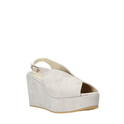 Sandali zeppa Beige Esther Collezioni