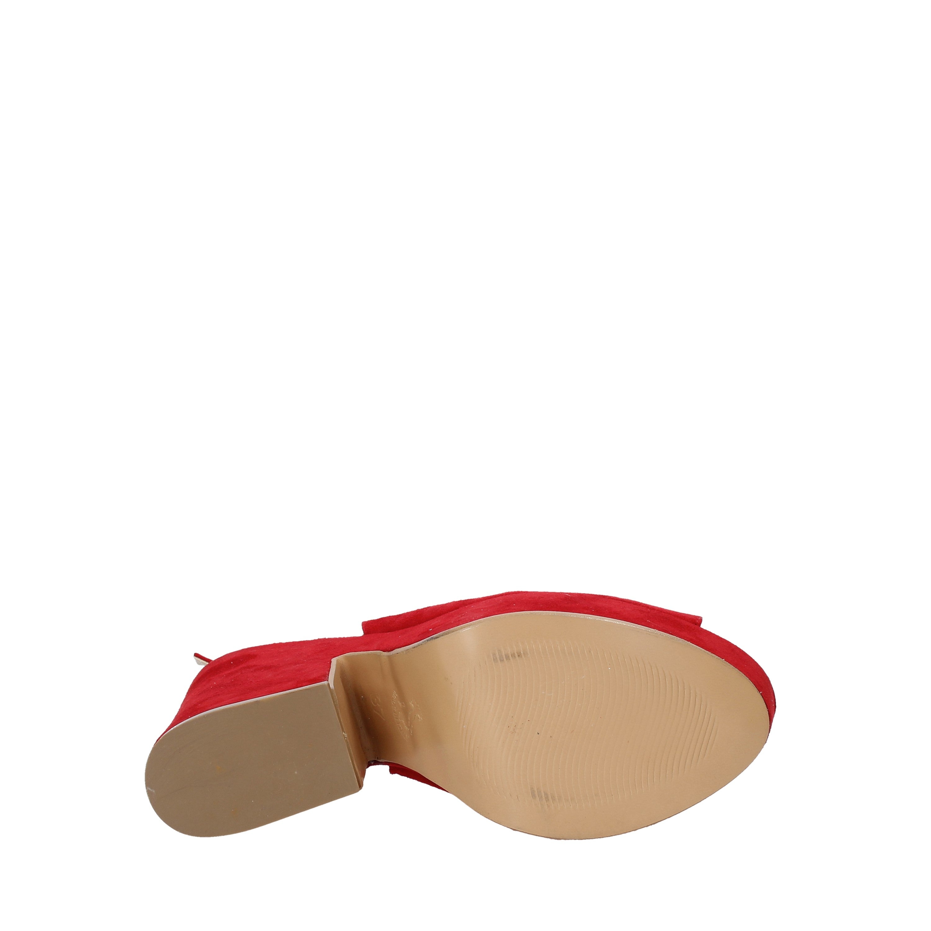 Sandali tacco Rosso Esther Collezioni