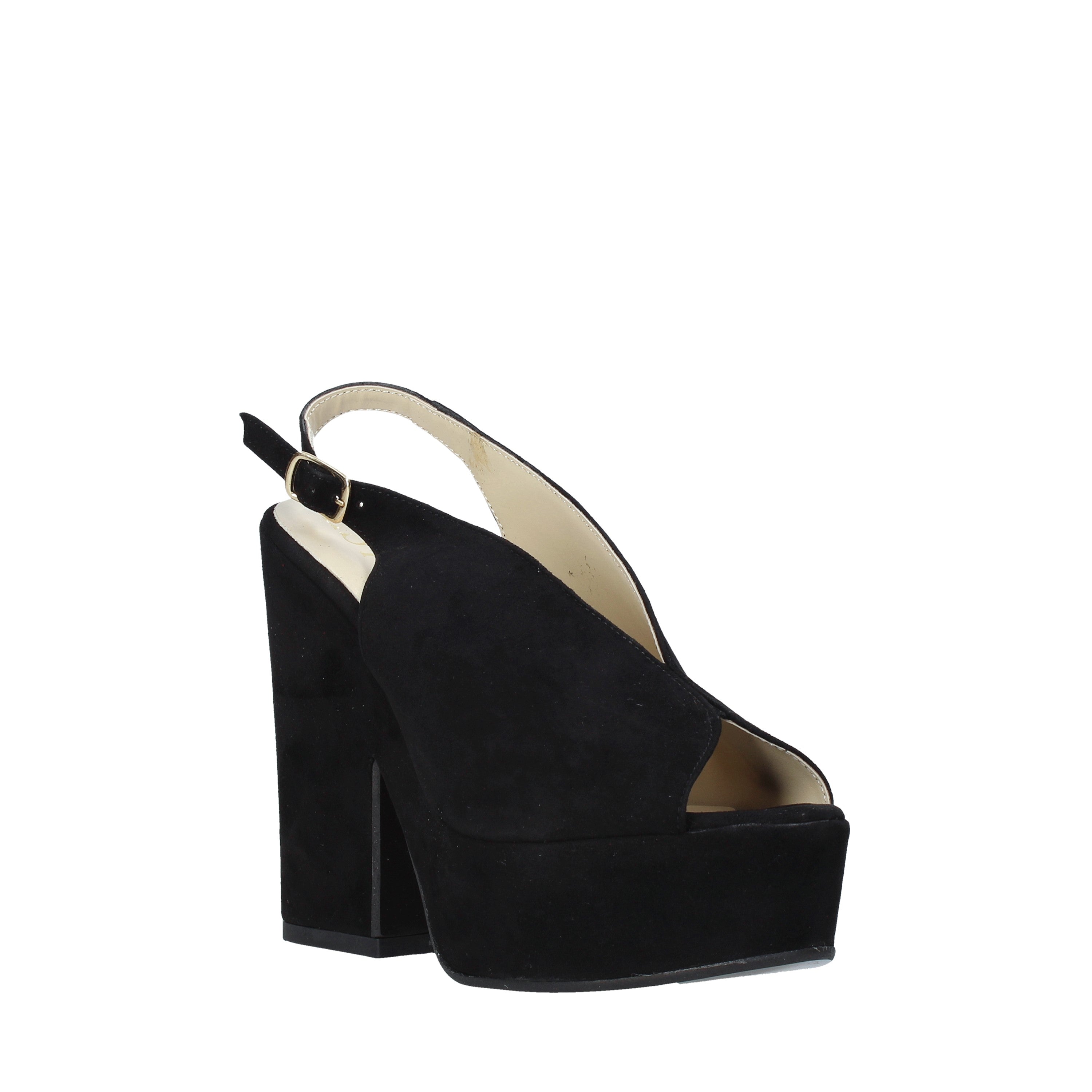 Sandali tacco Nero Esther Collezioni