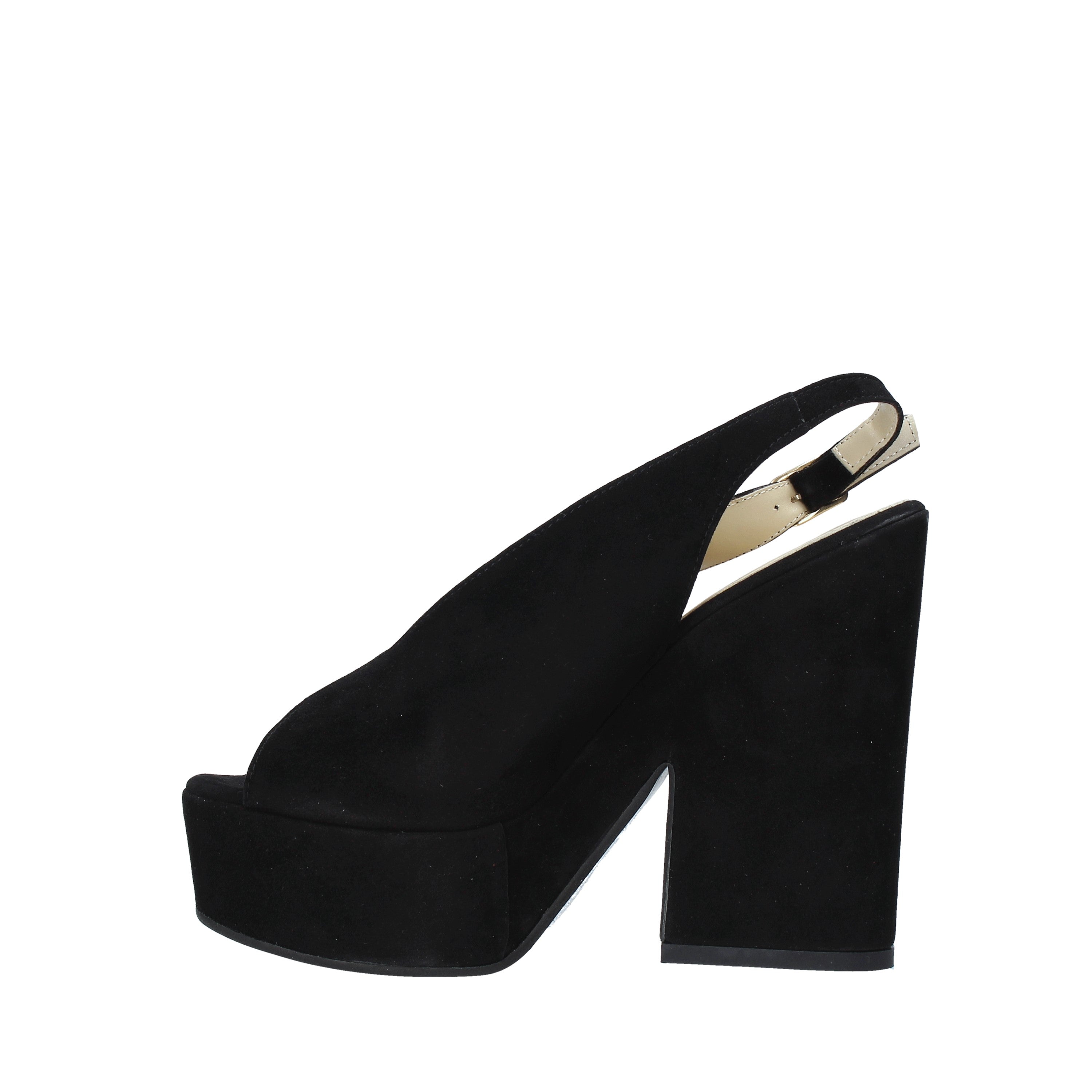 Sandali tacco Nero Esther Collezioni