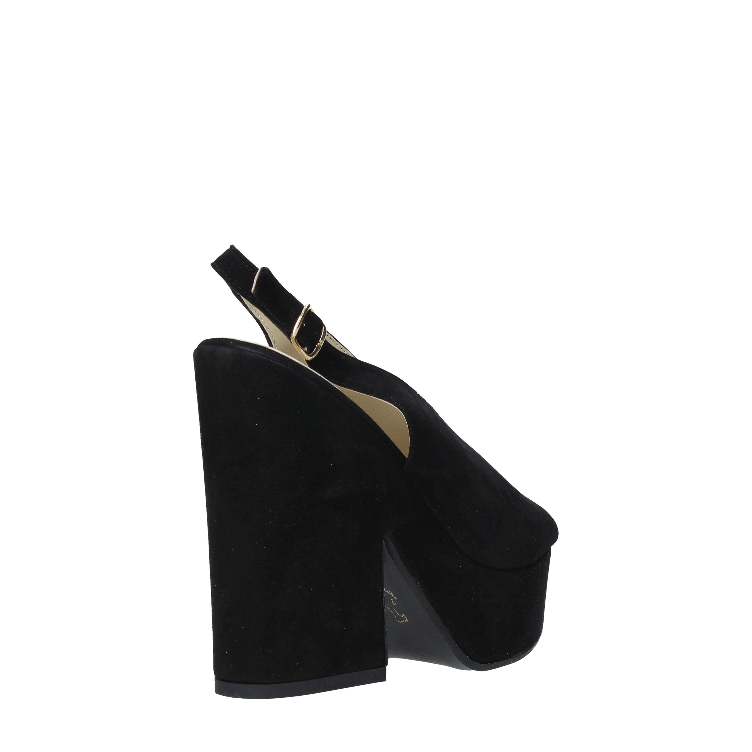 Sandali tacco Nero Esther Collezioni