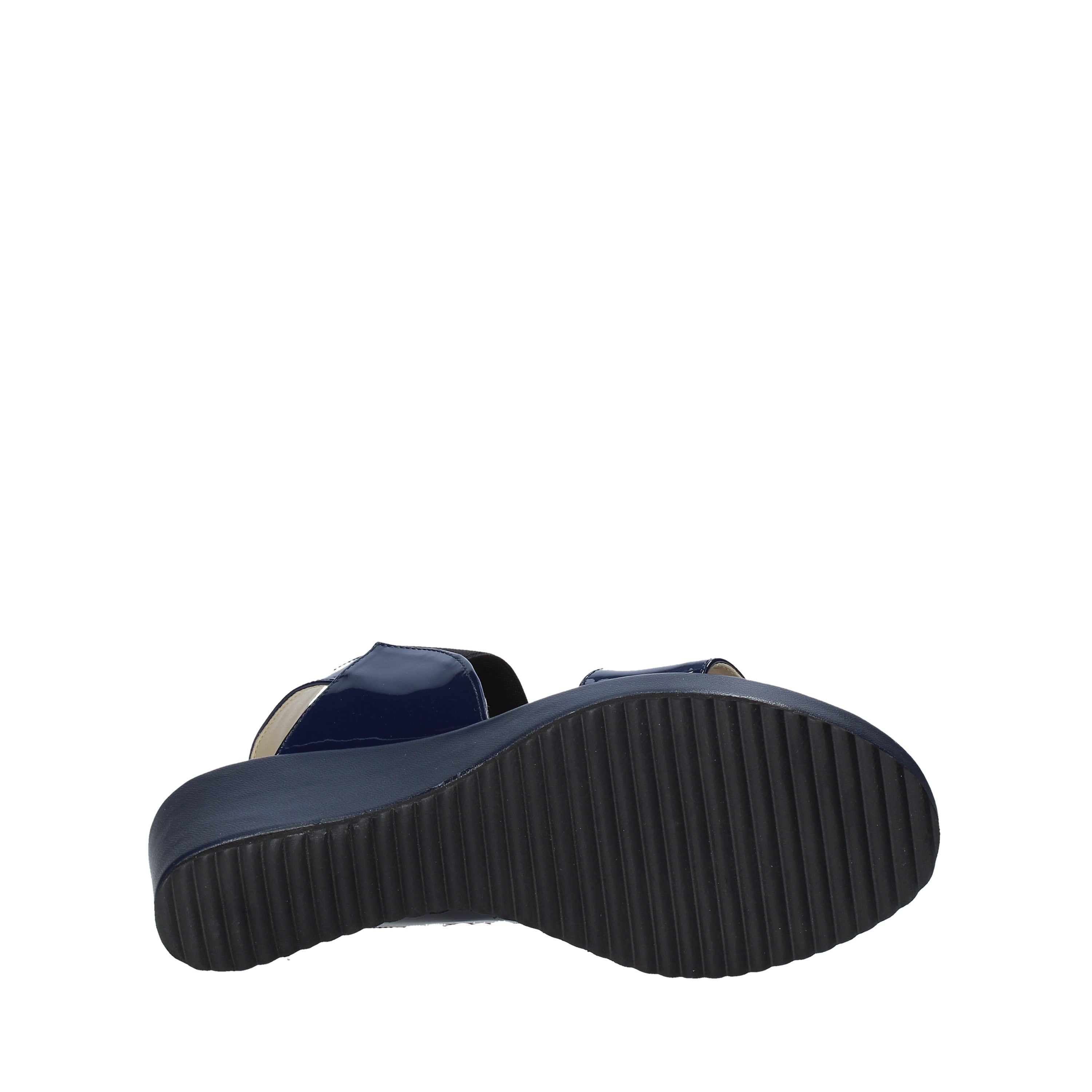 Sandali zeppa Blu Esther Collezioni