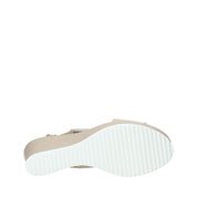 Sandali zeppa Dorato Esther Collezioni