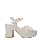 Sandali tacco Grigio Esther Collezioni