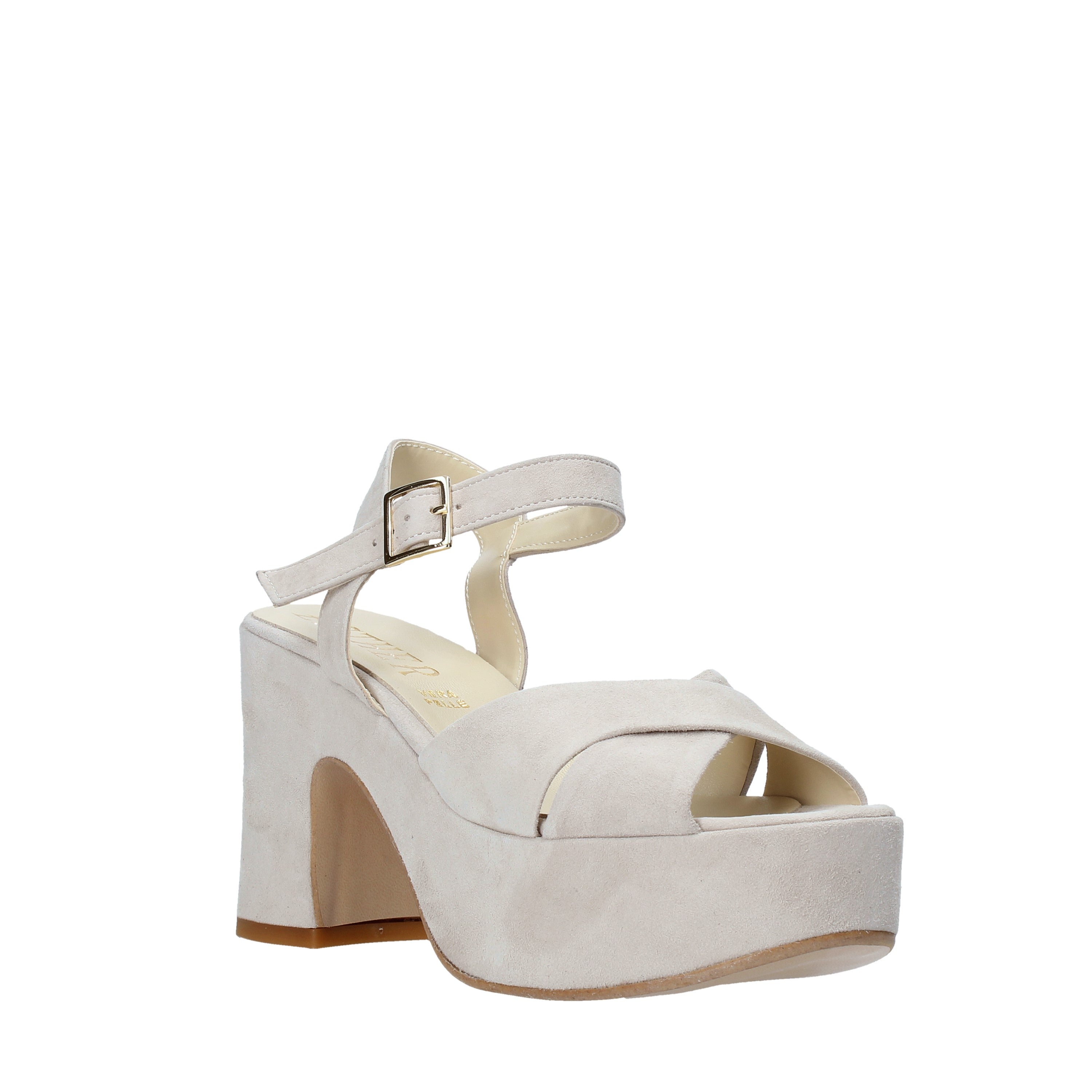 Sandali tacco Grigio Esther Collezioni