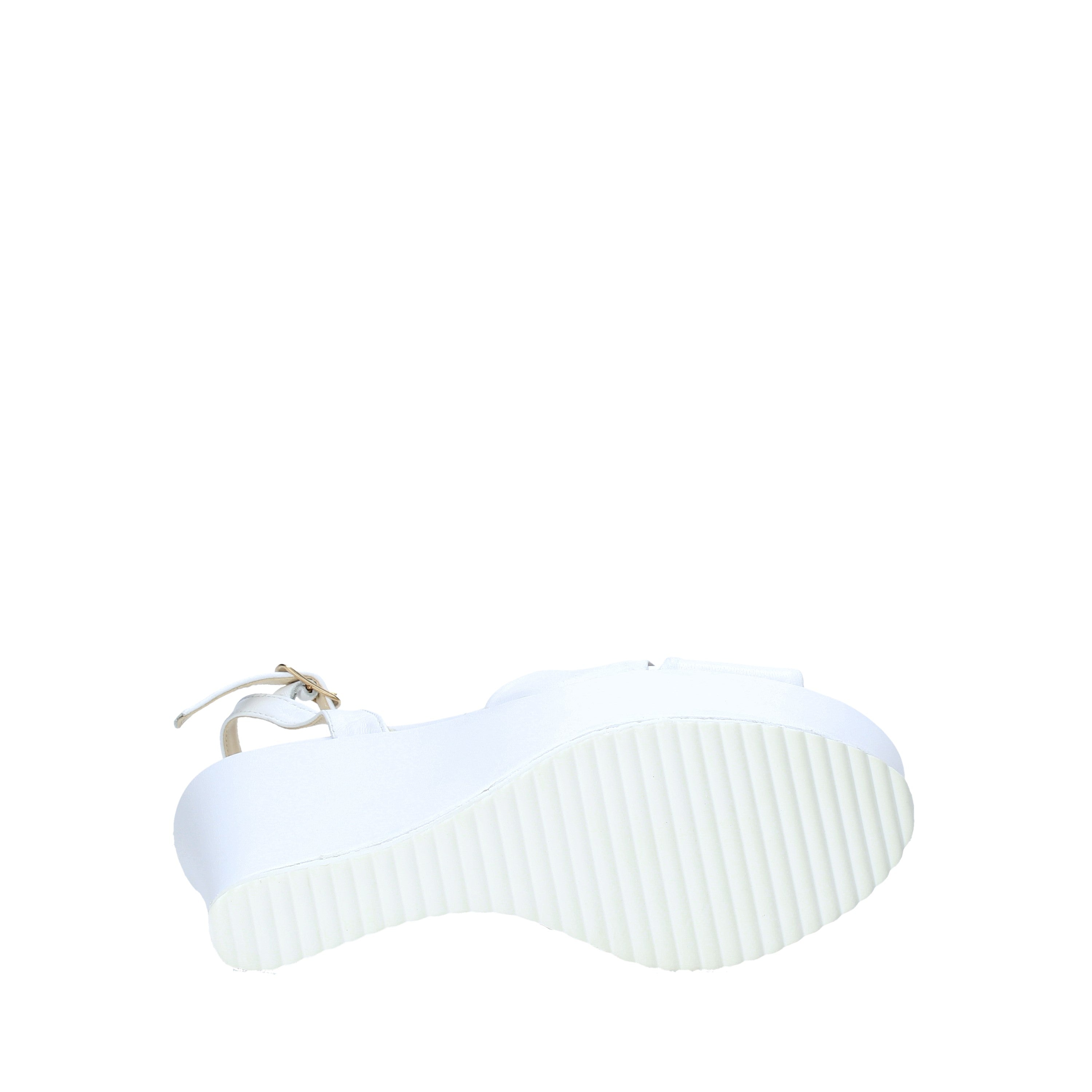 Sandali zeppa Bianco Esther Collezioni