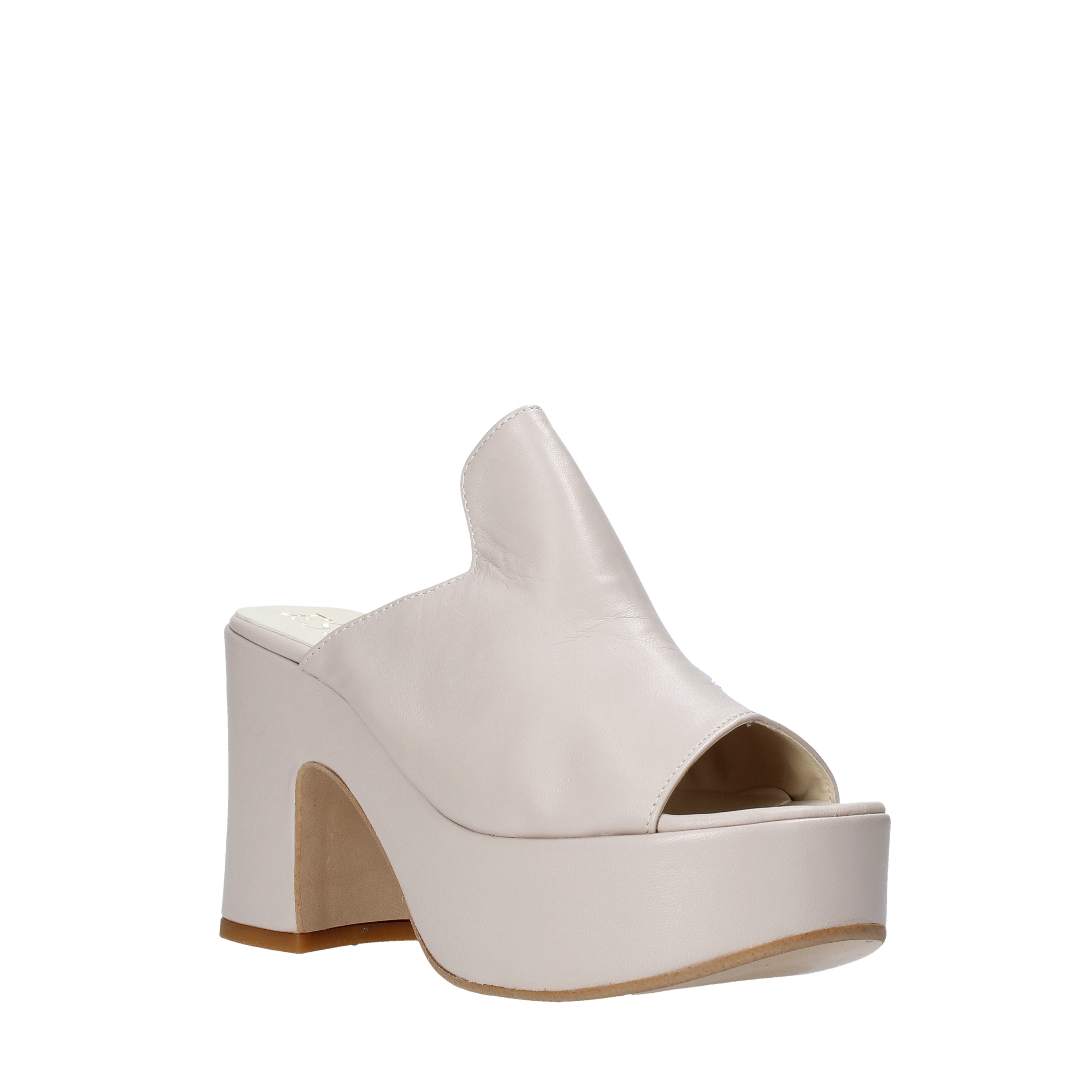 Sandali tacco Beige Esther Collezioni