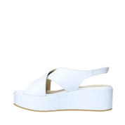 Sandali zeppa Bianco Esther Collezioni