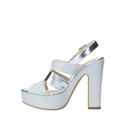 Sandali tacco Argento Esther Collezioni