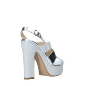 Sandali tacco Argento Esther Collezioni