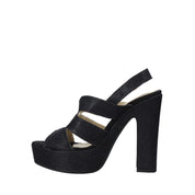 Sandali tacco Nero Esther Collezioni