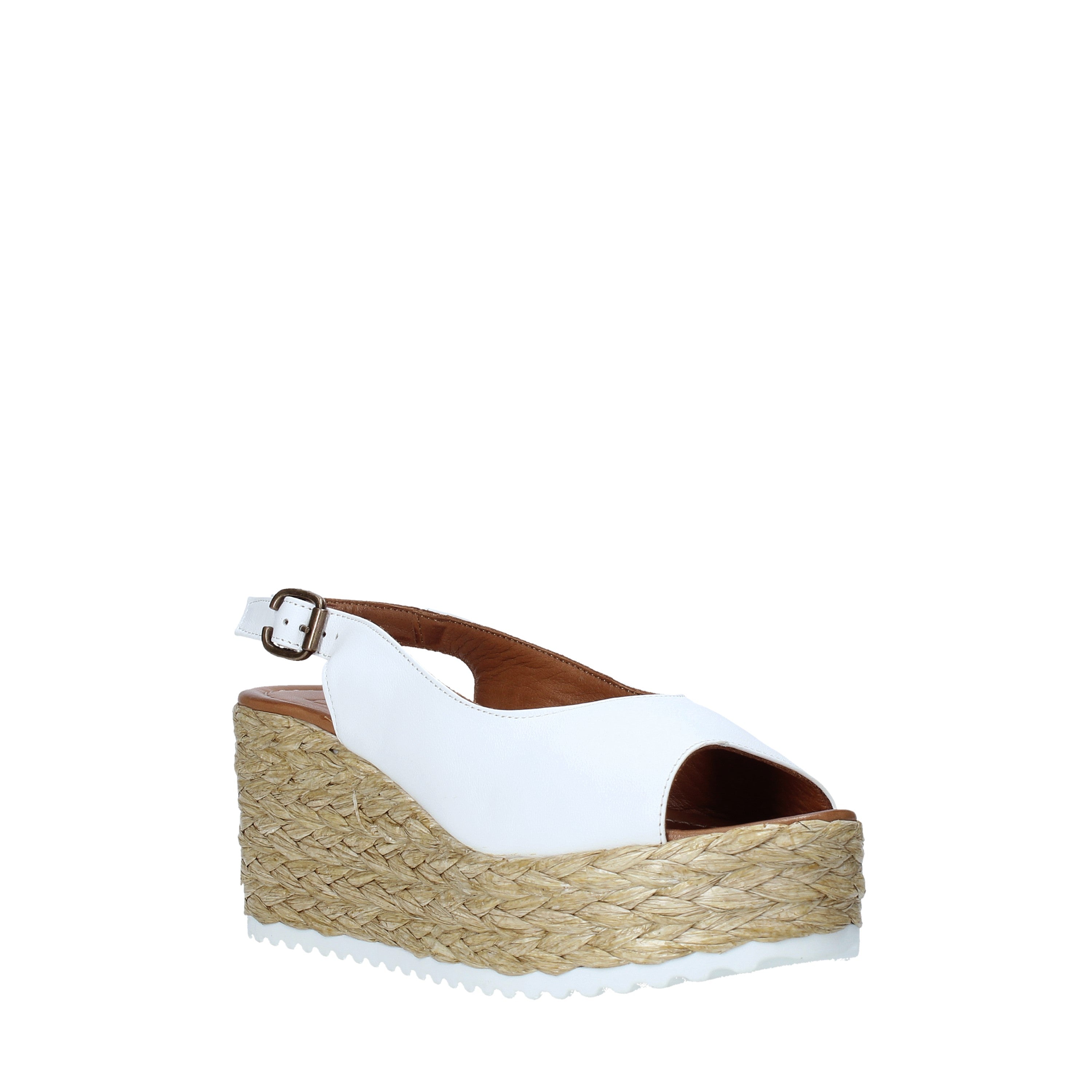 Sandali zeppa Bianco Bueno Shoes