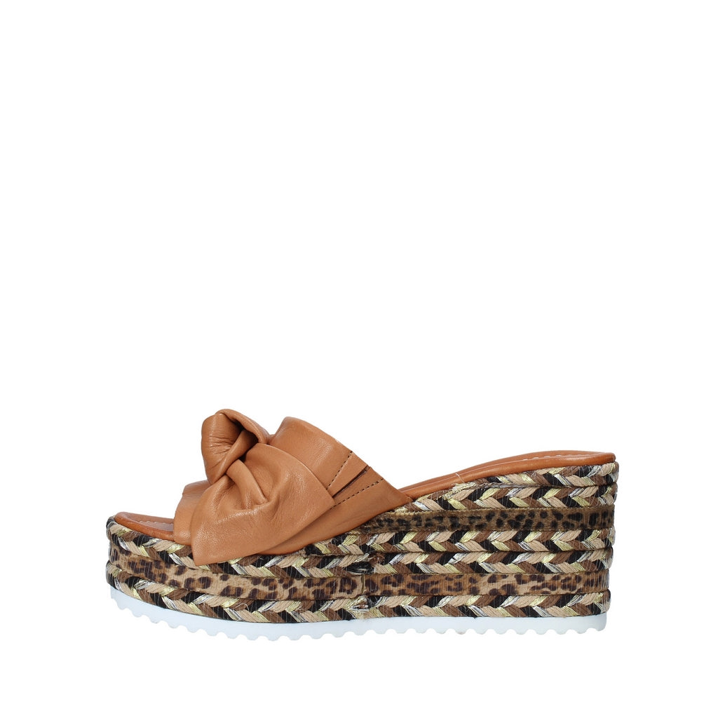 Sandali zeppa Cuoio Bueno Shoes