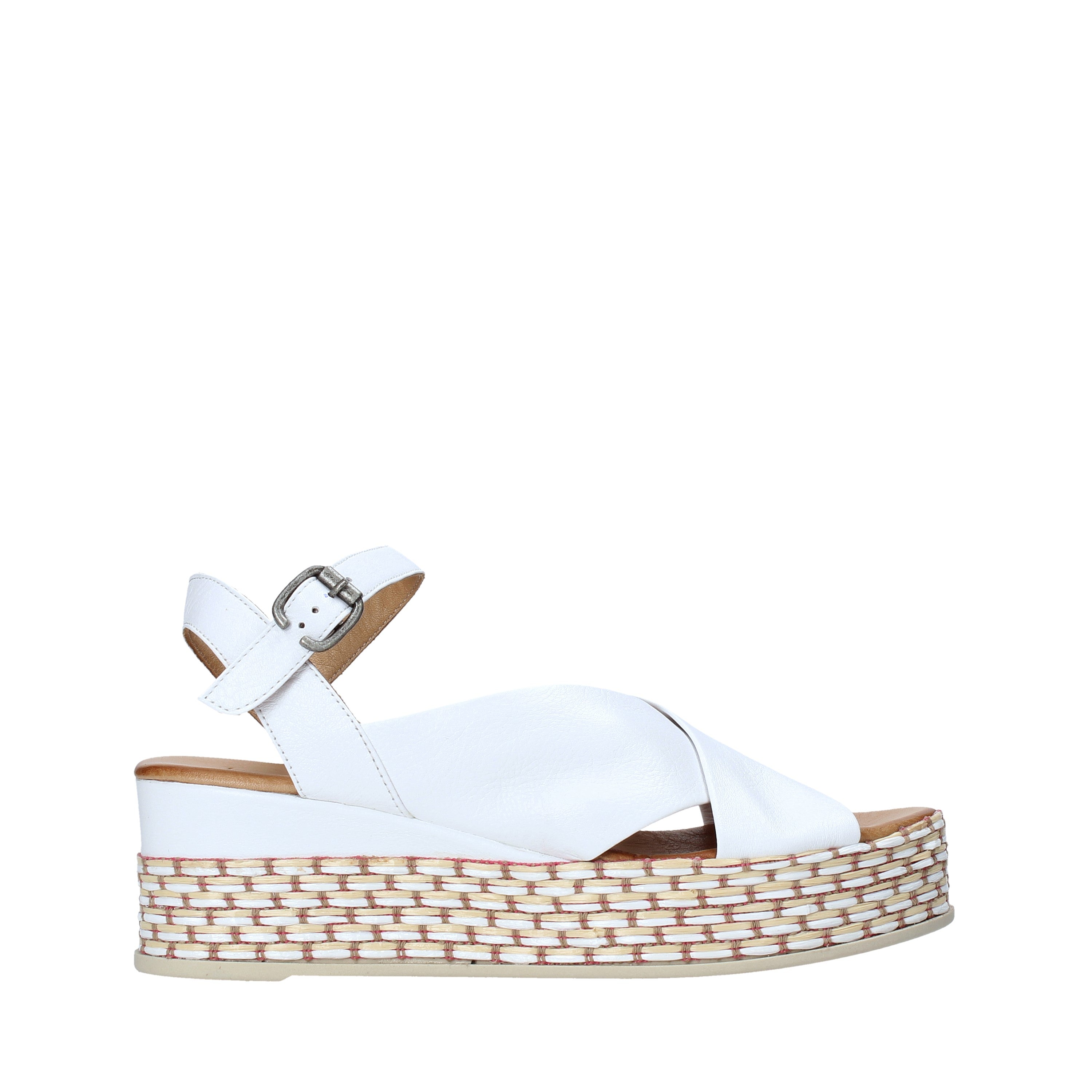 Sandali zeppa Bianco Bueno Shoes