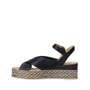 Sandali zeppa Neroblack Bueno Shoes