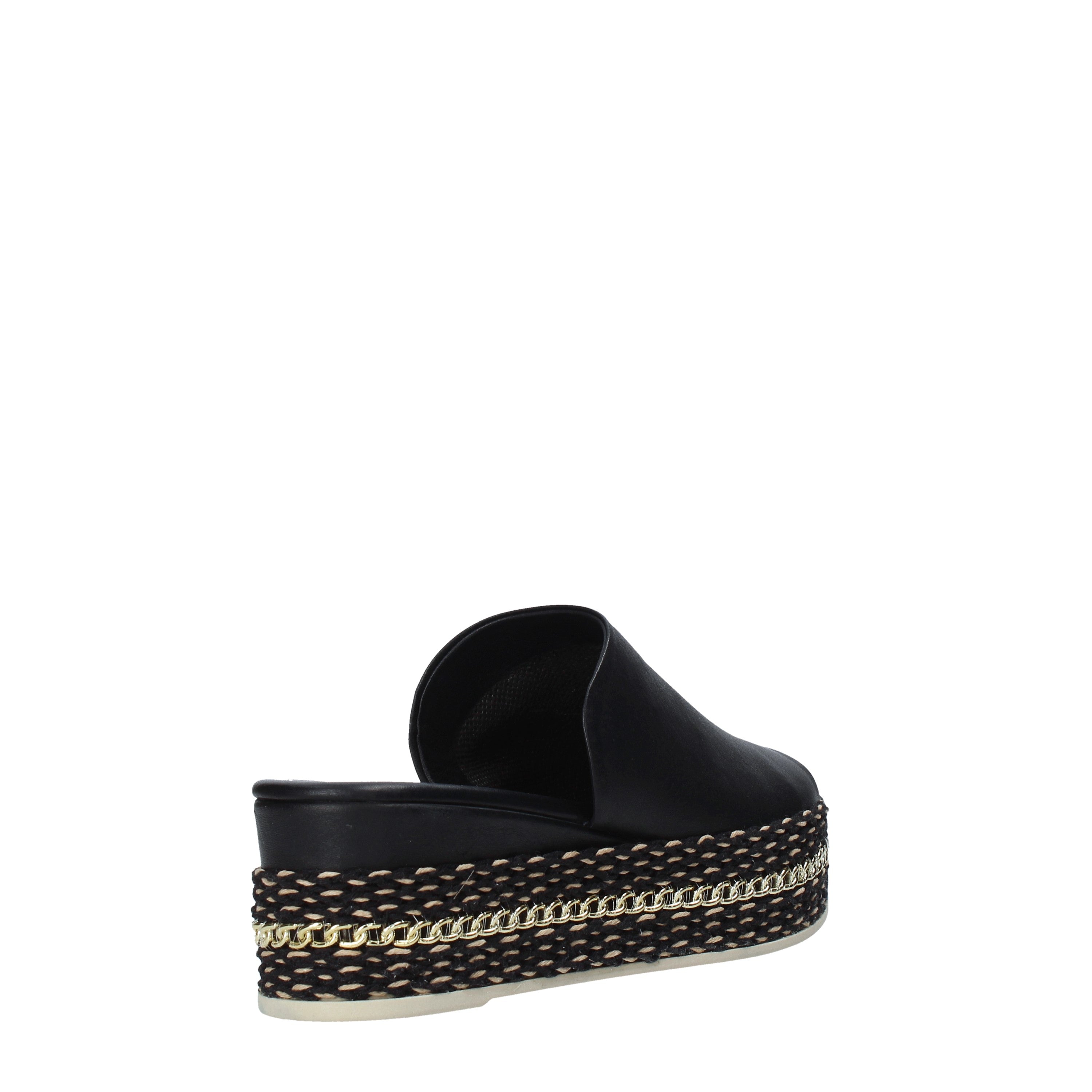 Sandali zeppa Nero Bueno Shoes