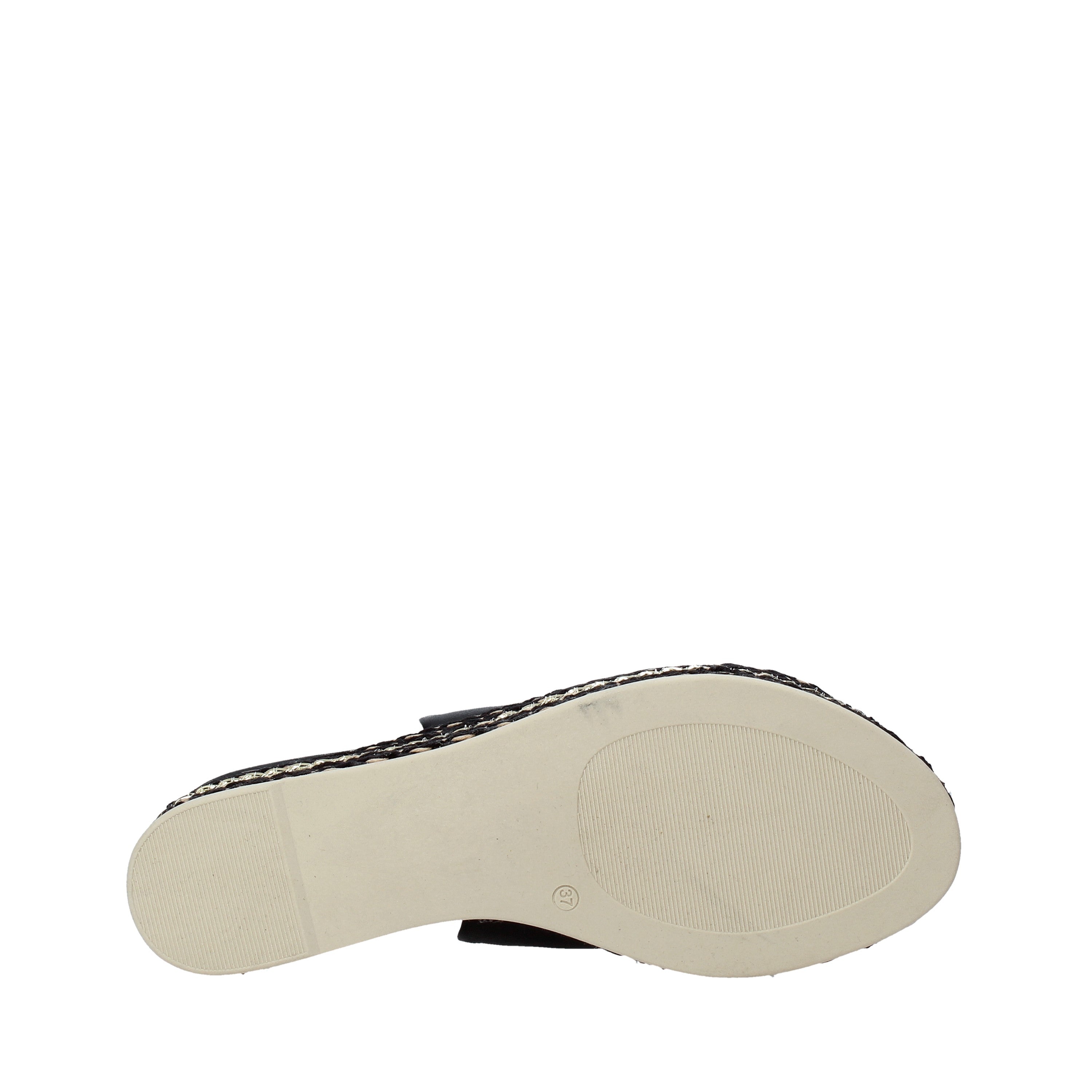 Sandali zeppa Nero Bueno Shoes