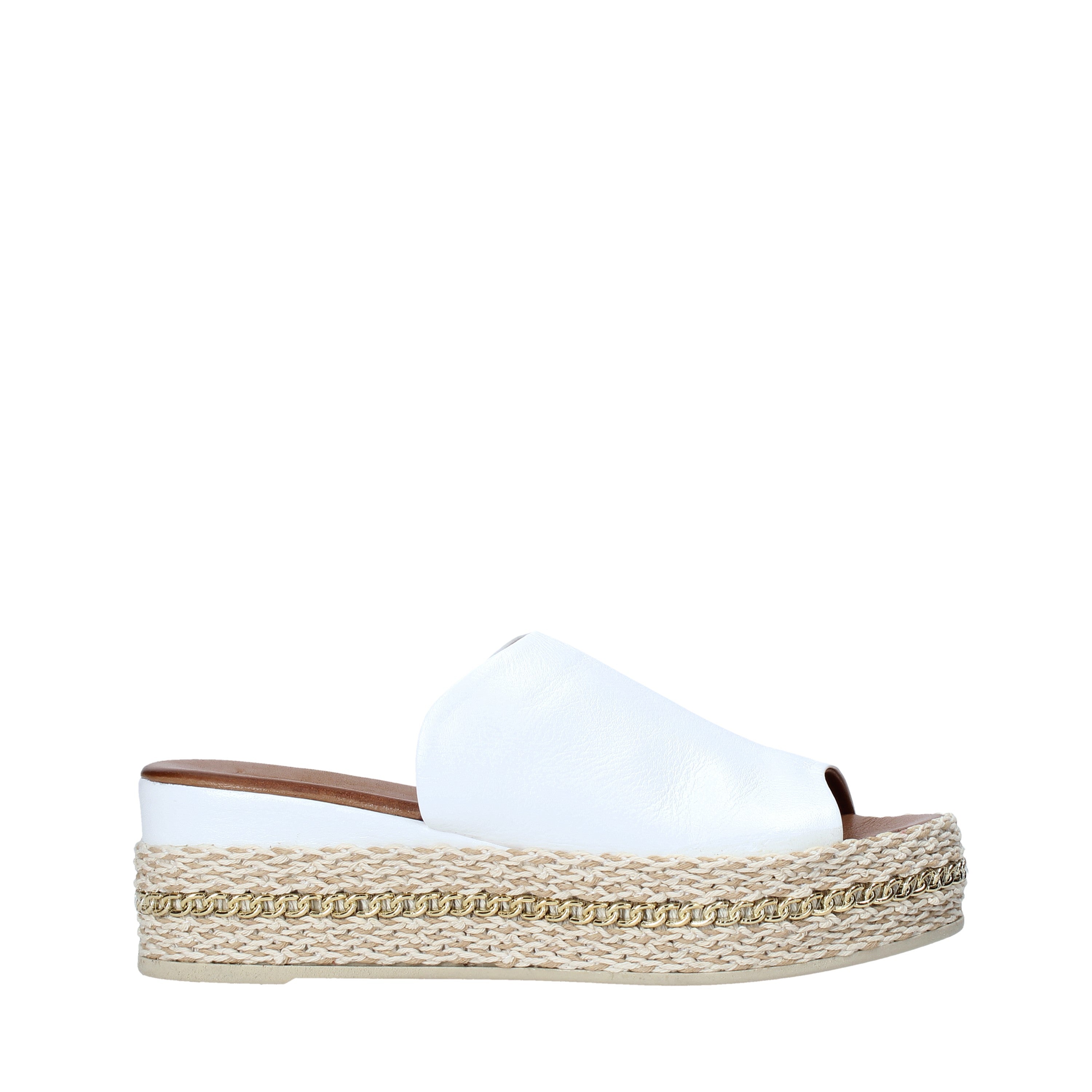 Sandali zeppa Bianco Bueno Shoes