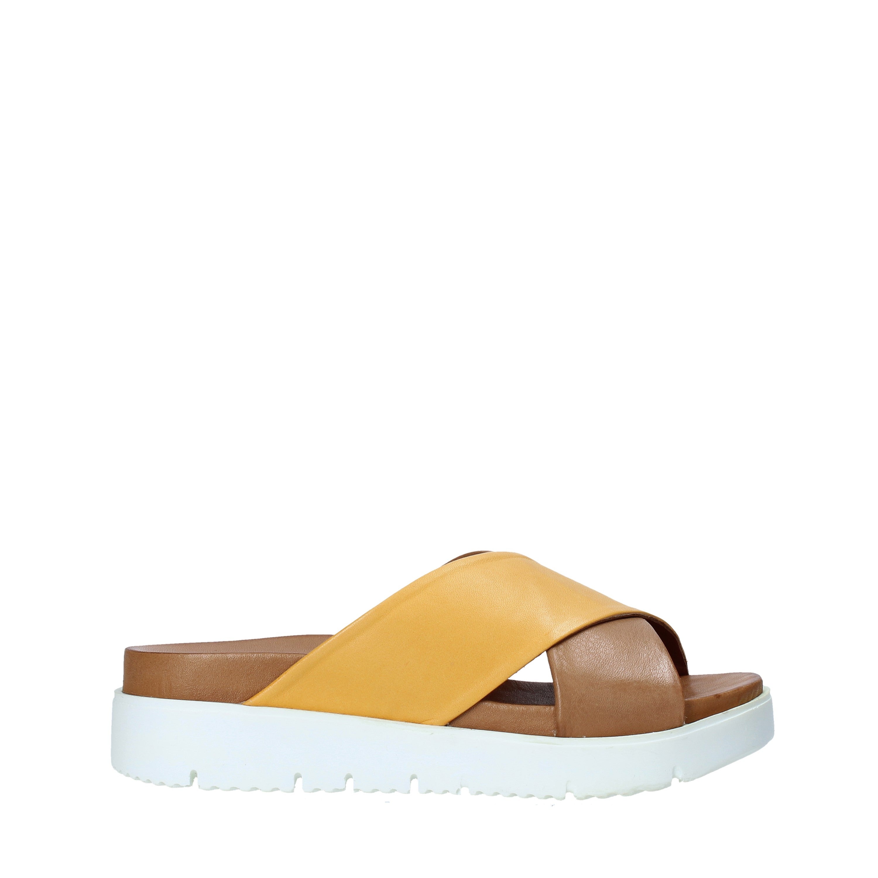 Sandali zeppa Giallo Bueno Shoes