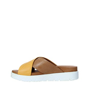 Sandali zeppa Giallo Bueno Shoes