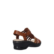 Sandali zeppa Marrone Clarks