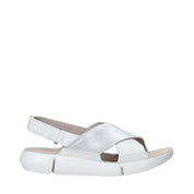 Sandali con strappi Bianco Clarks