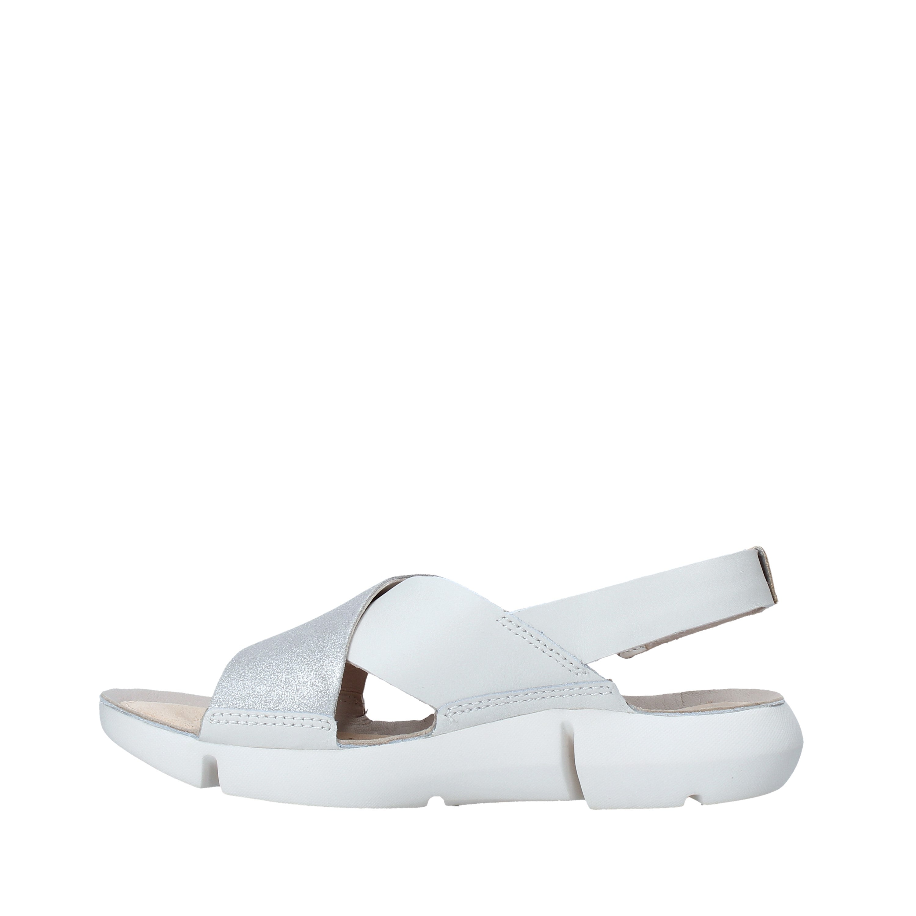 Sandali con strappi Bianco Clarks