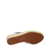 Sandali zeppa Argento Clarks