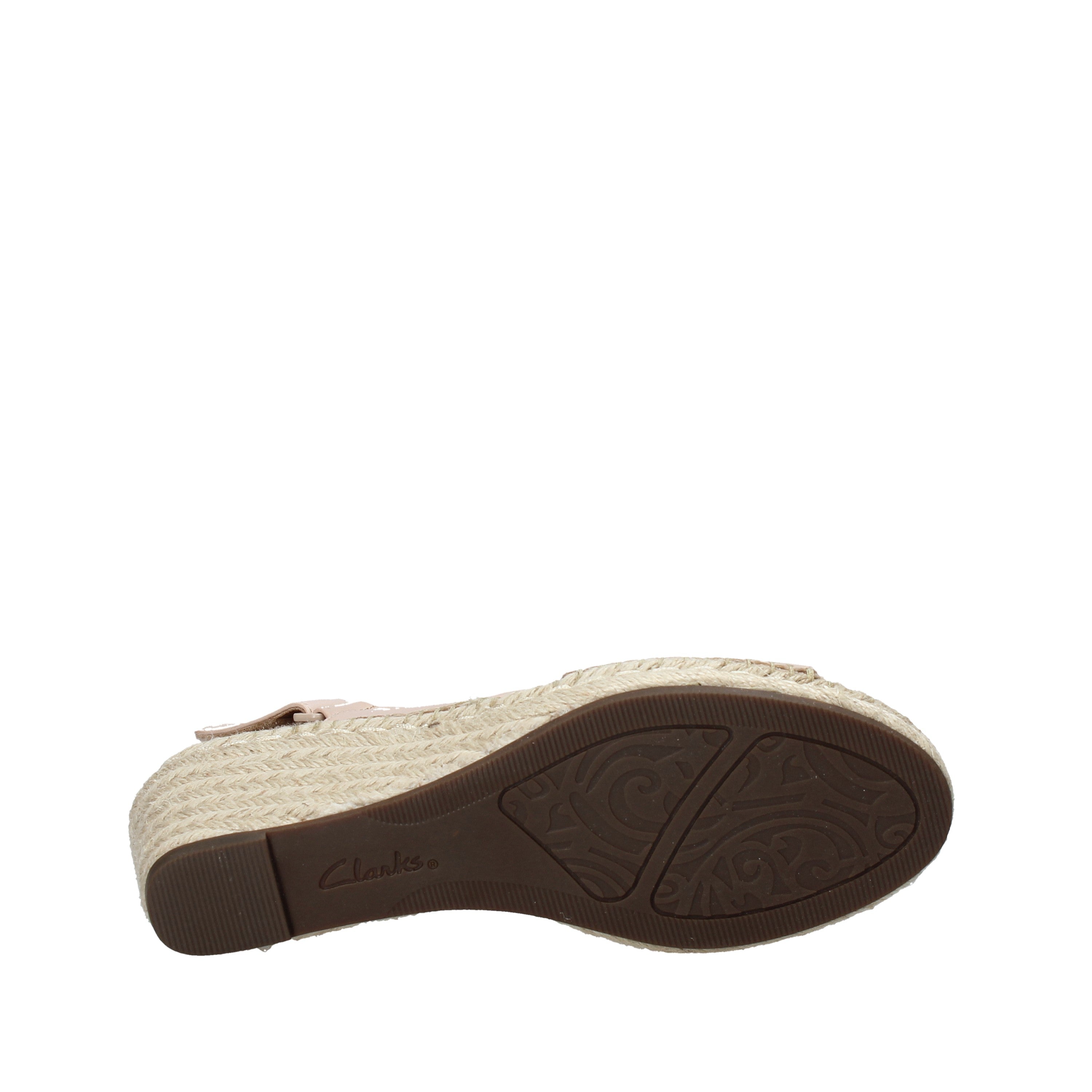 Sandali zeppa Rosa Nude Clarks