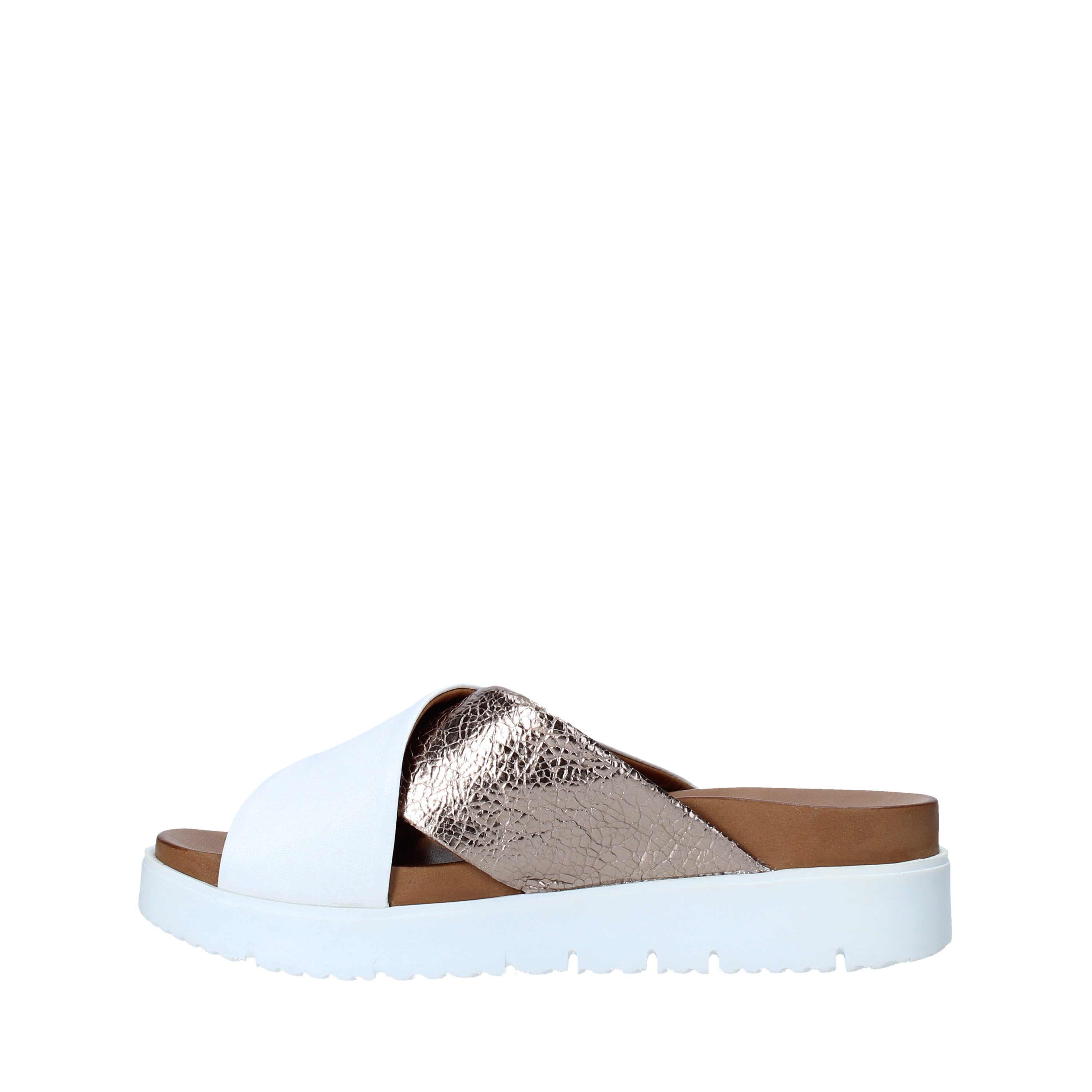 Sandali zeppa Bianco Bueno Shoes