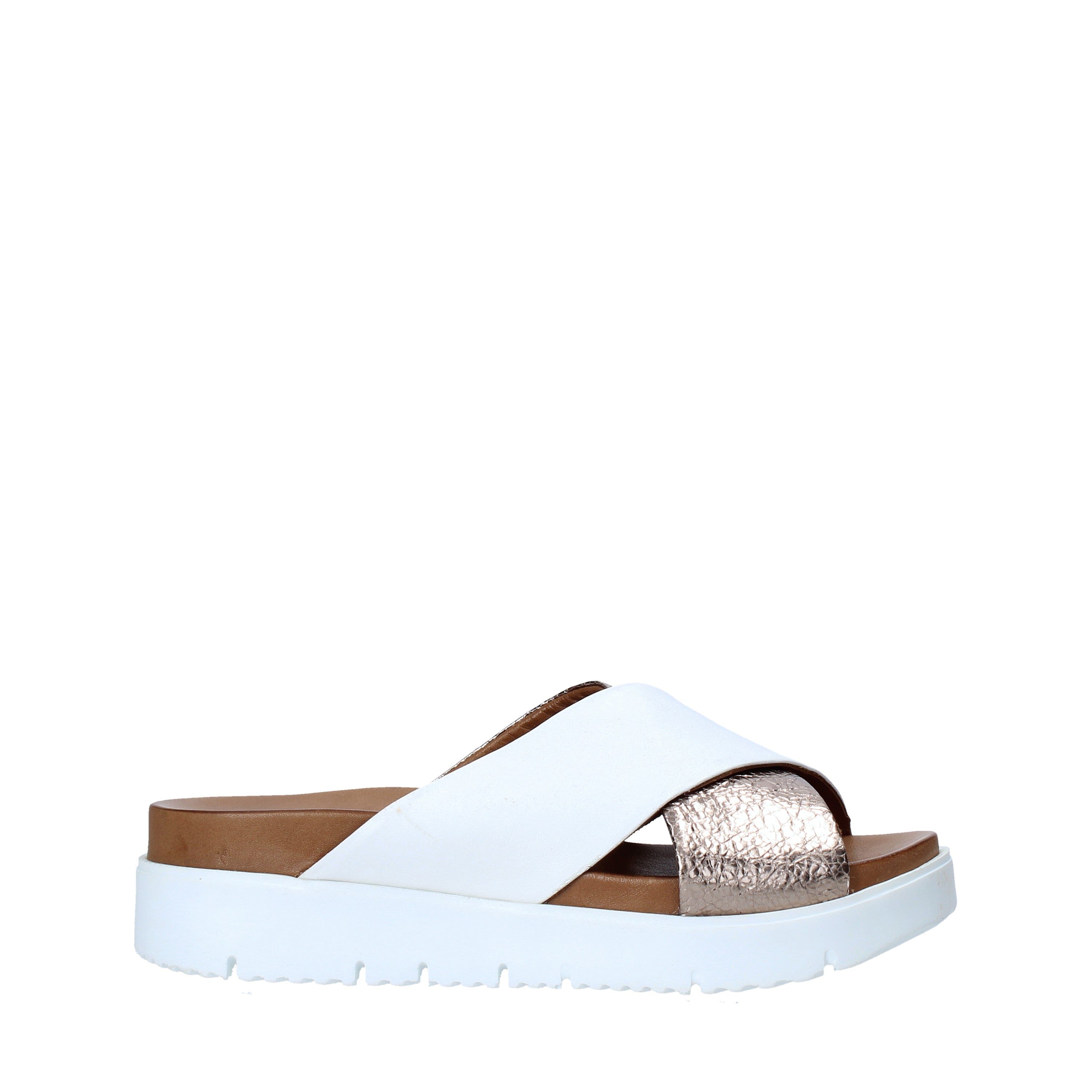 Sandali zeppa Bianco Bueno Shoes