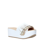 Sandali zeppa Bianco Grace Shoes