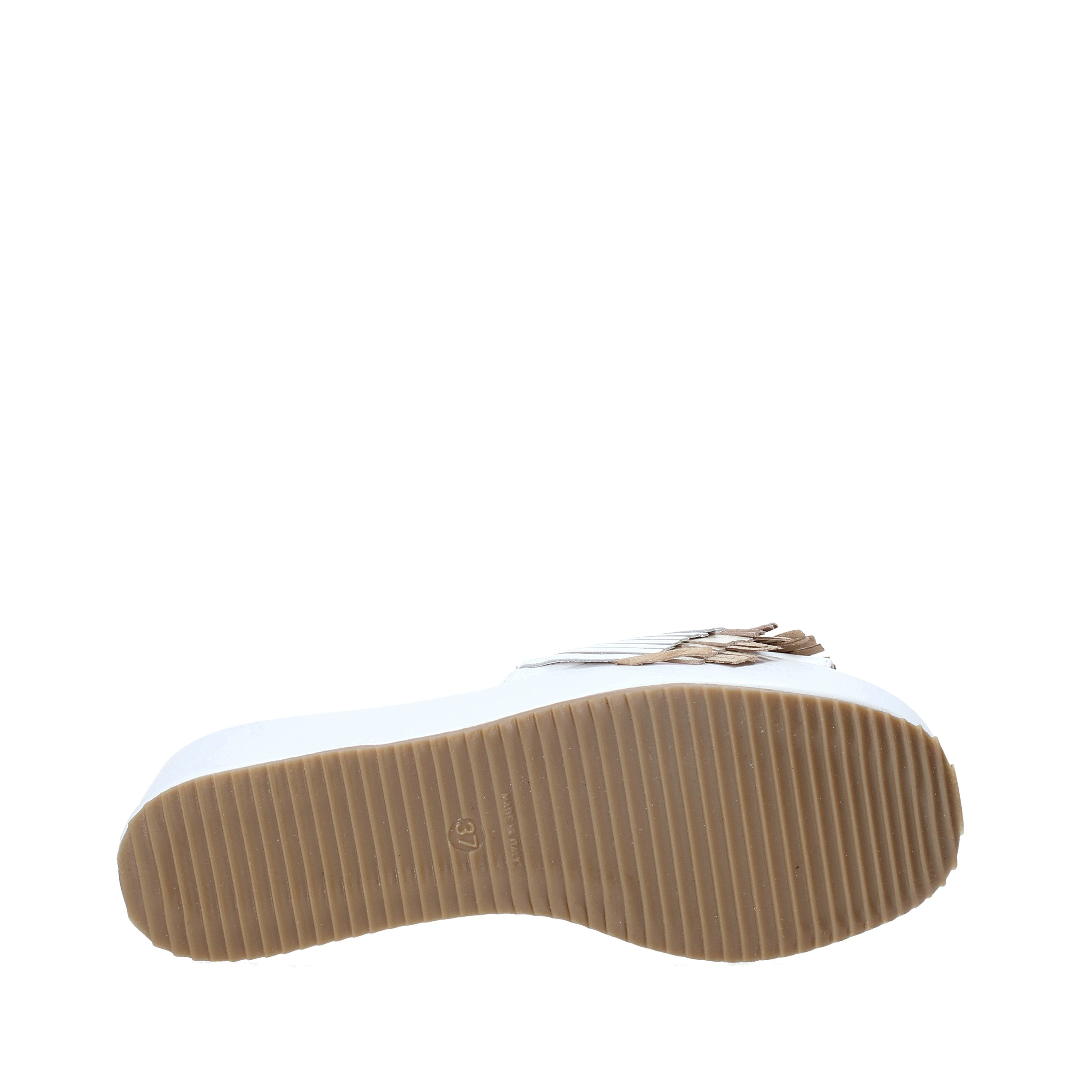 Sandali zeppa Bianco Grace Shoes