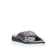 Sandali zeppa Grigio Valleverde