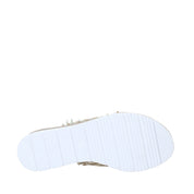 Sandali zeppa Dorato Valleverde