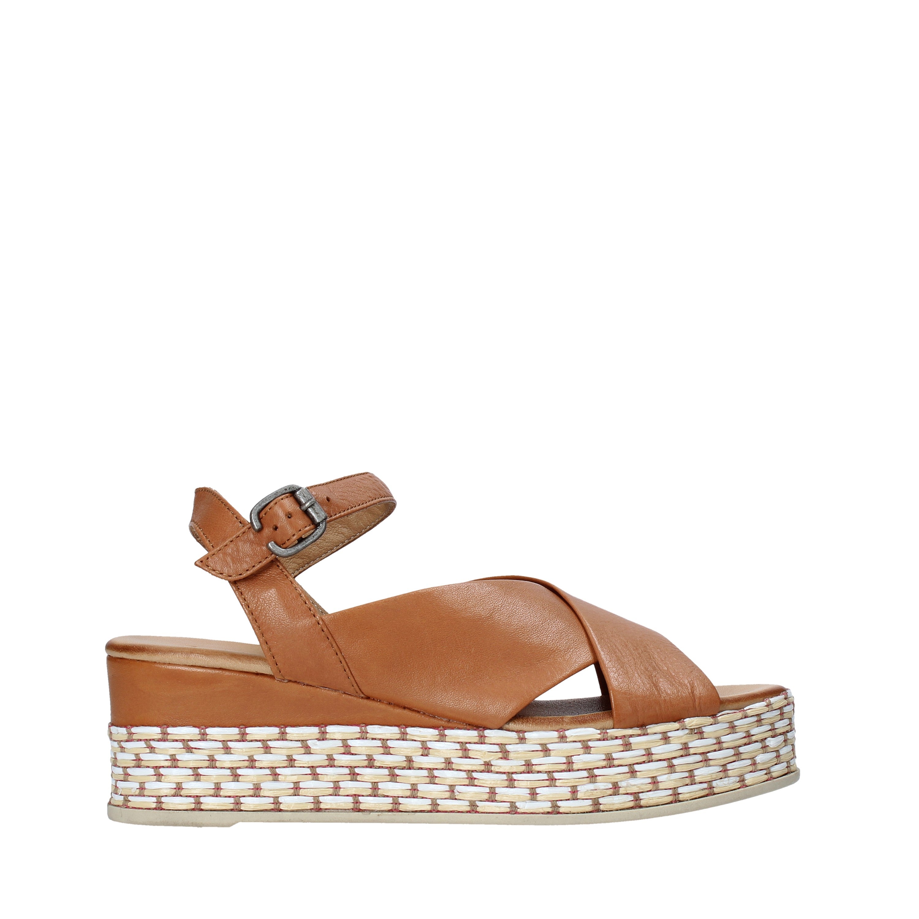 Sandali zeppa Marrone Bueno Shoes