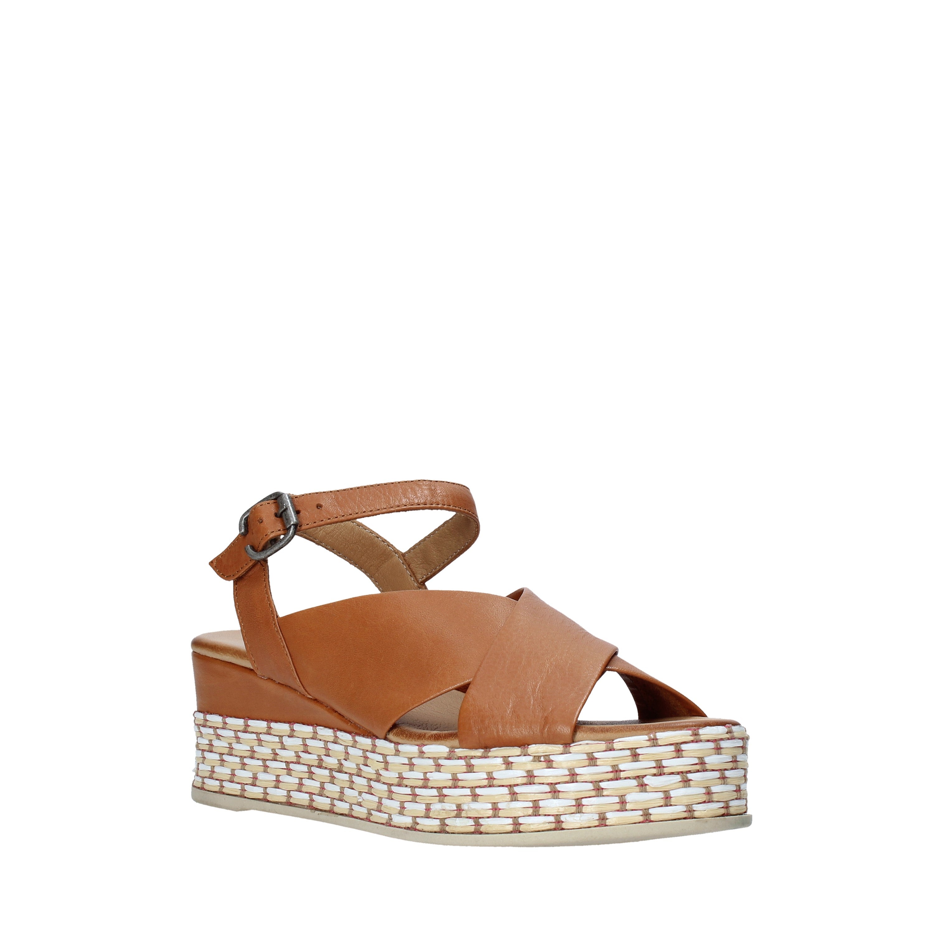 Sandali zeppa Marrone Bueno Shoes