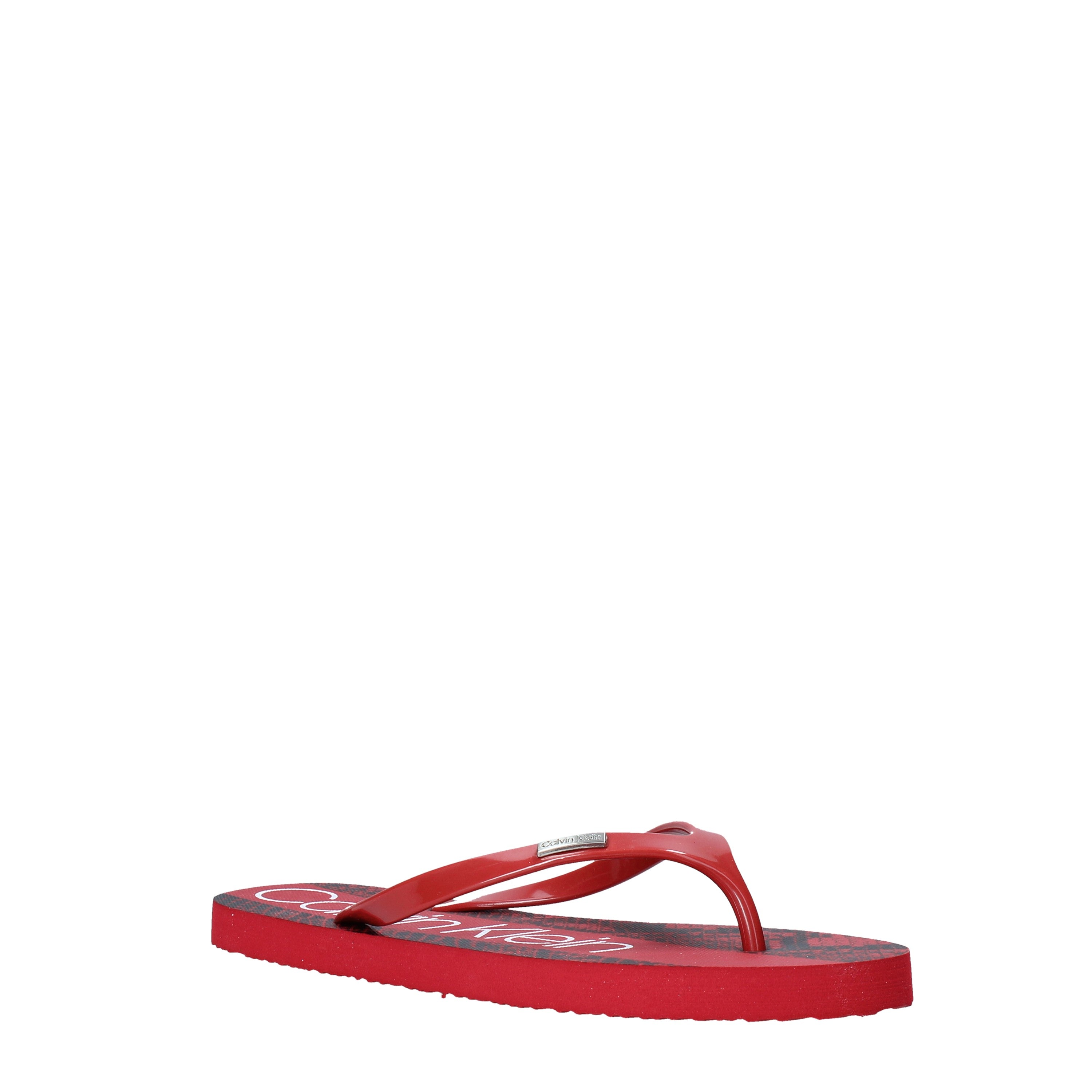 Infradito Rosso Calvin Klein