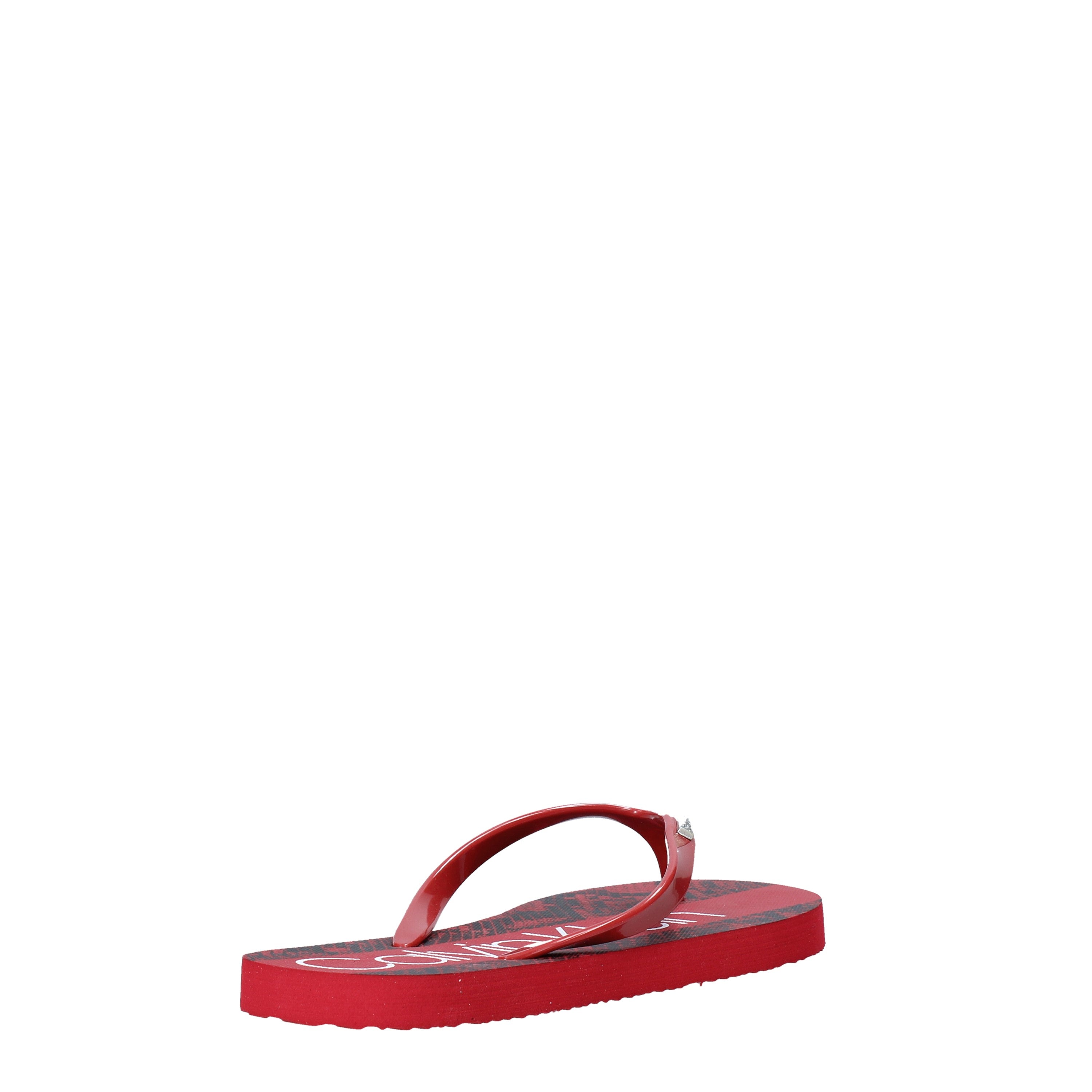 Infradito Rosso Calvin Klein