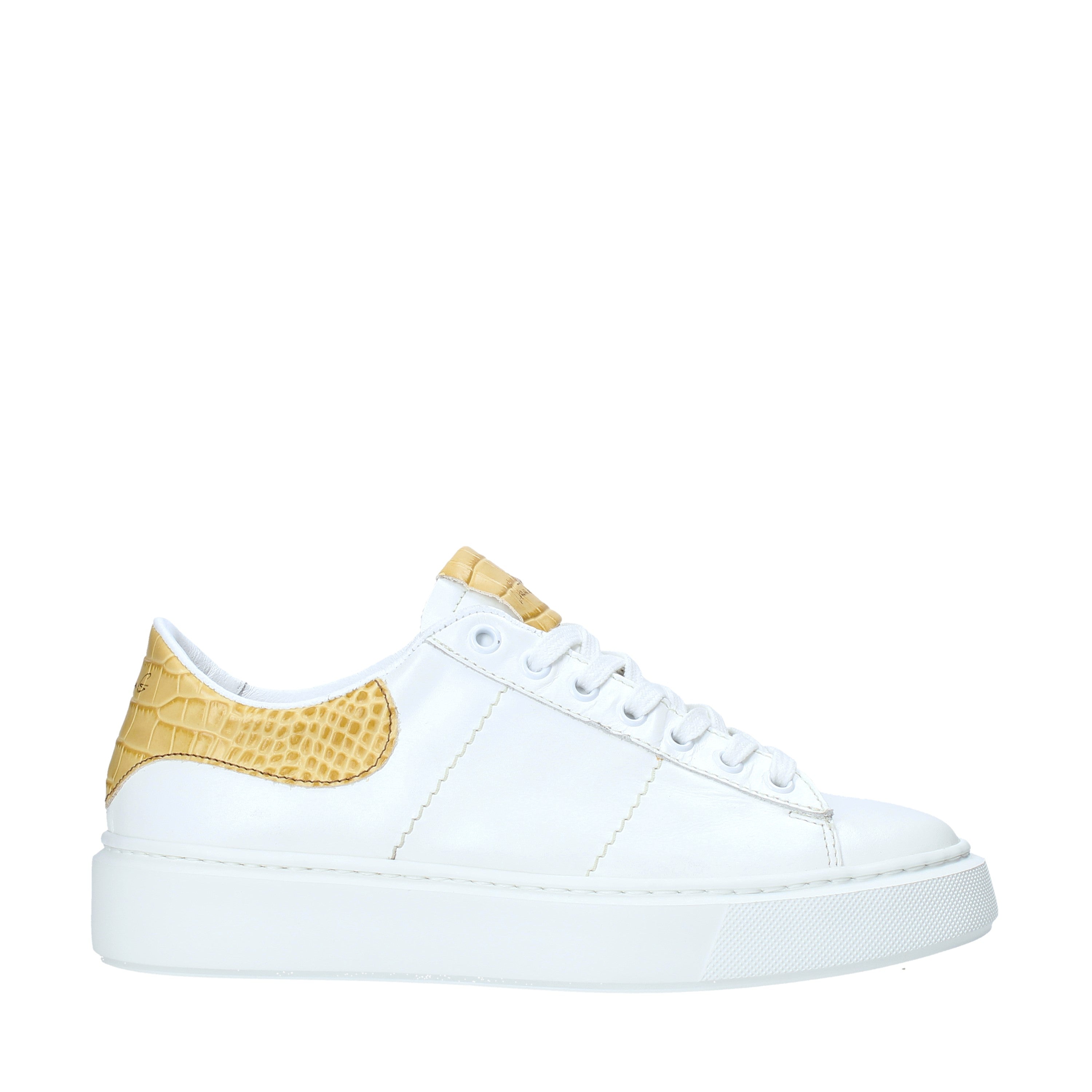 Sneakers Bianco Giallo Maritan G