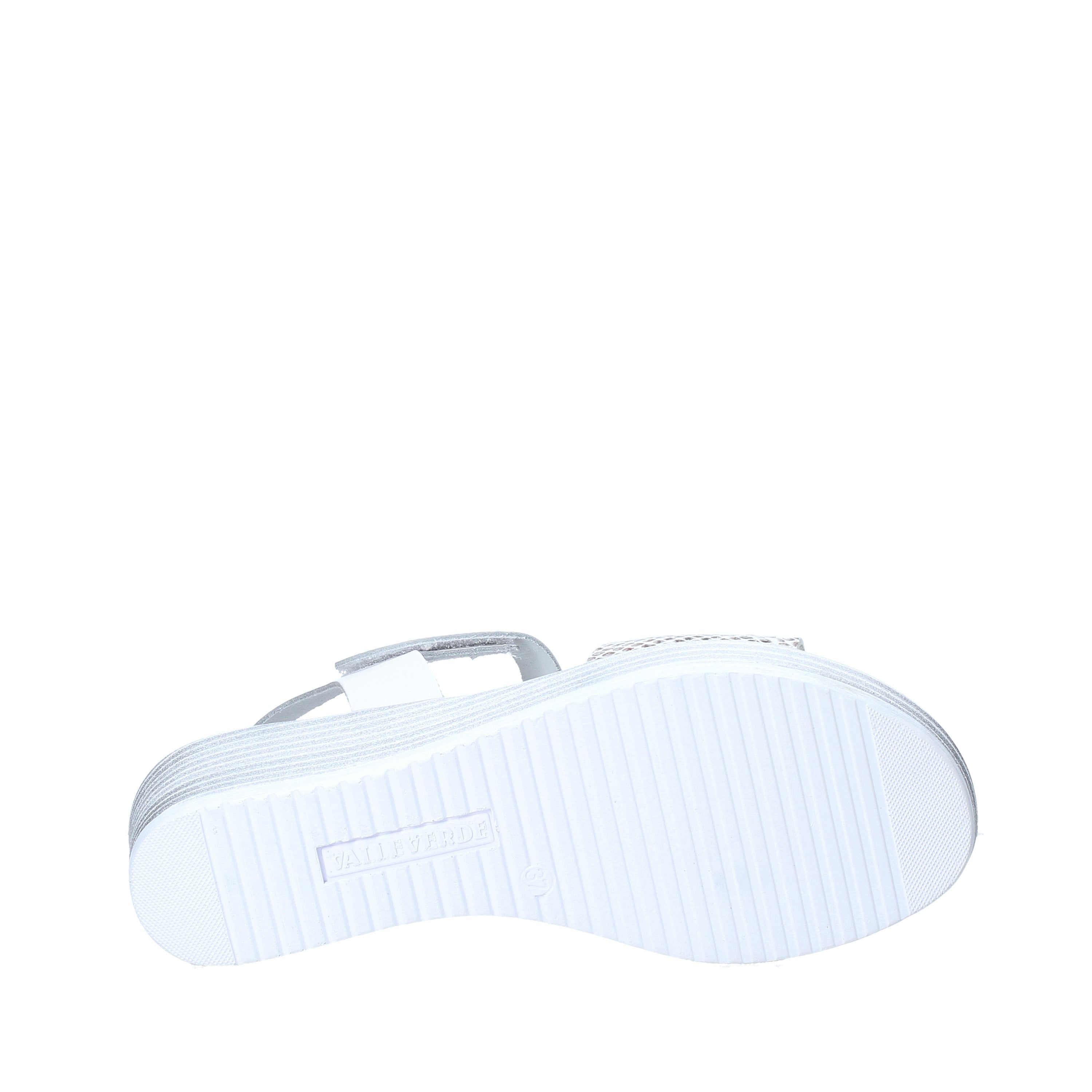 Sandali zeppa Bianco Valleverde