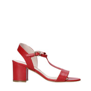 Sandali tacco Rosso Casanova